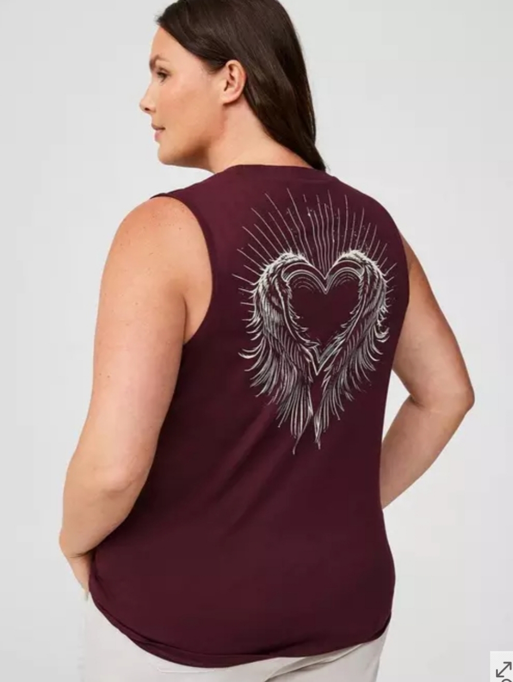 Torrid Heart Wings Studded Tank – 1
